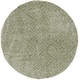 preview thumbnail 50 of 65, SAFAVIEH Tahoe Shag Nieki Geometric 1.2-inch Thick Rug 5' Round - Sage - Round