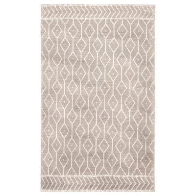 ECARPETGALLERY Braid weave Sienna Brown Wool Rug - 4'11 x 8'0