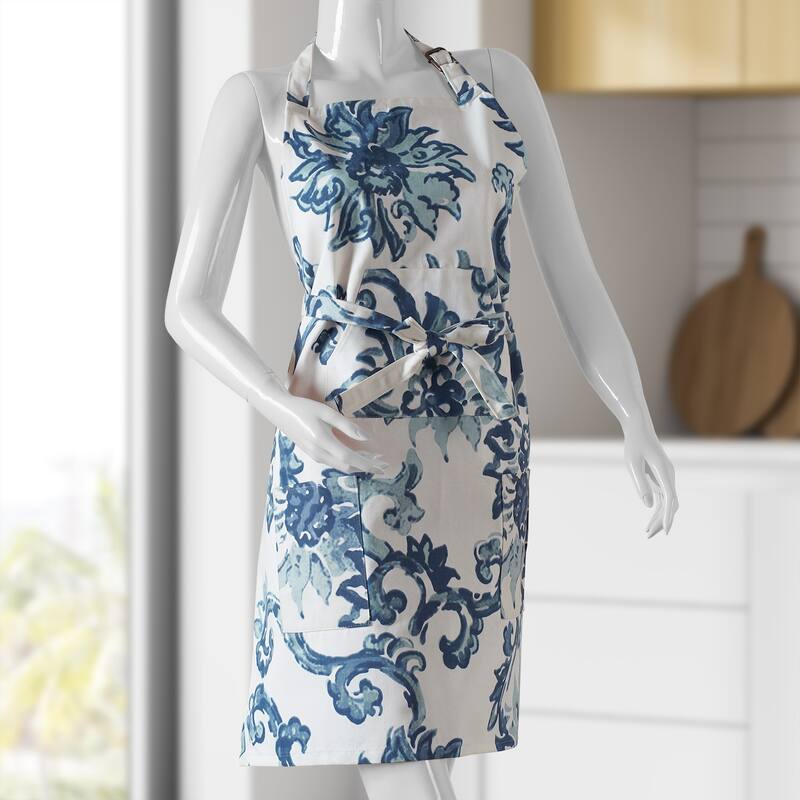 Exclusive Fabrics Indonesian Printed Cotton Apron - 27 X 34