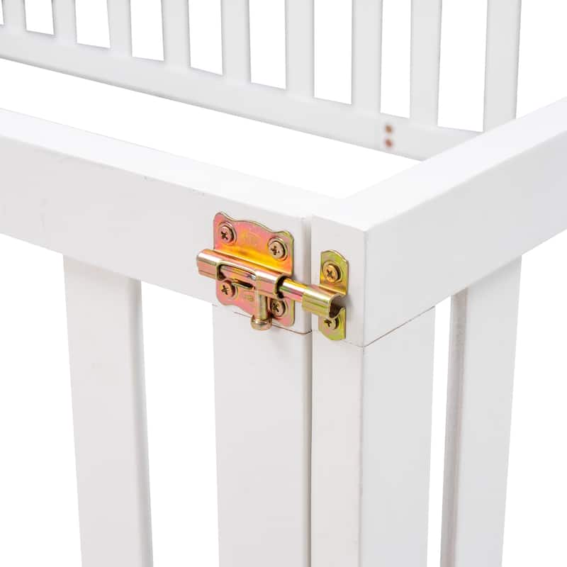 Wood Daybed Frame with Fence