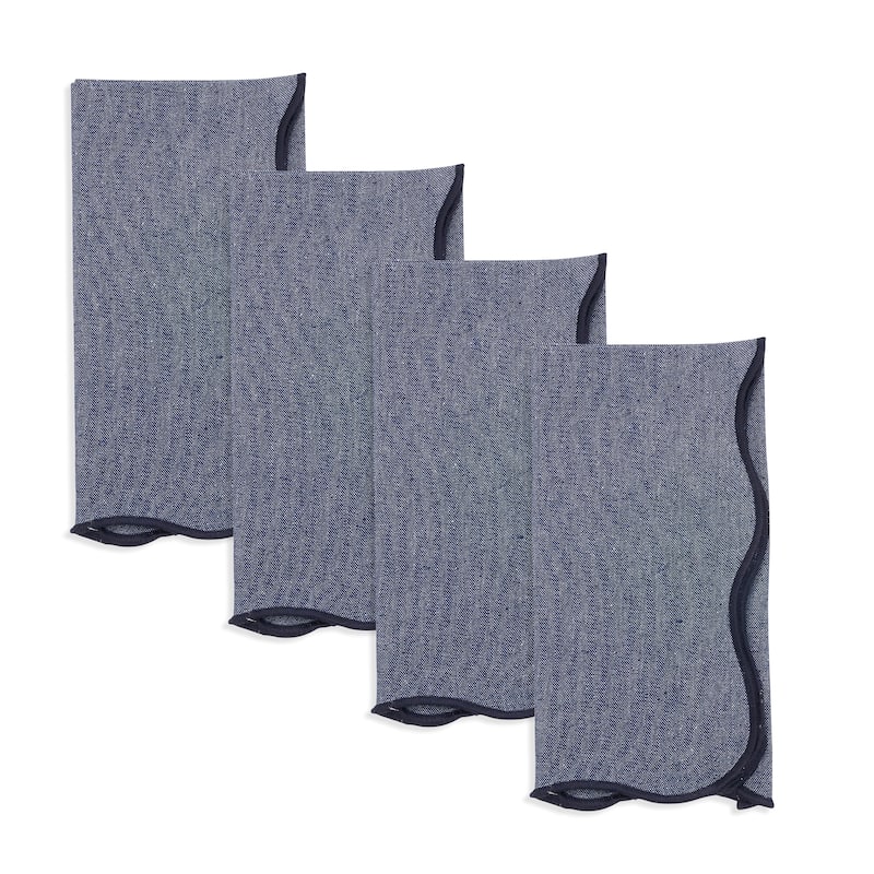Eco Chic Scallop Napkin (Set of 4) - 20"x20"
