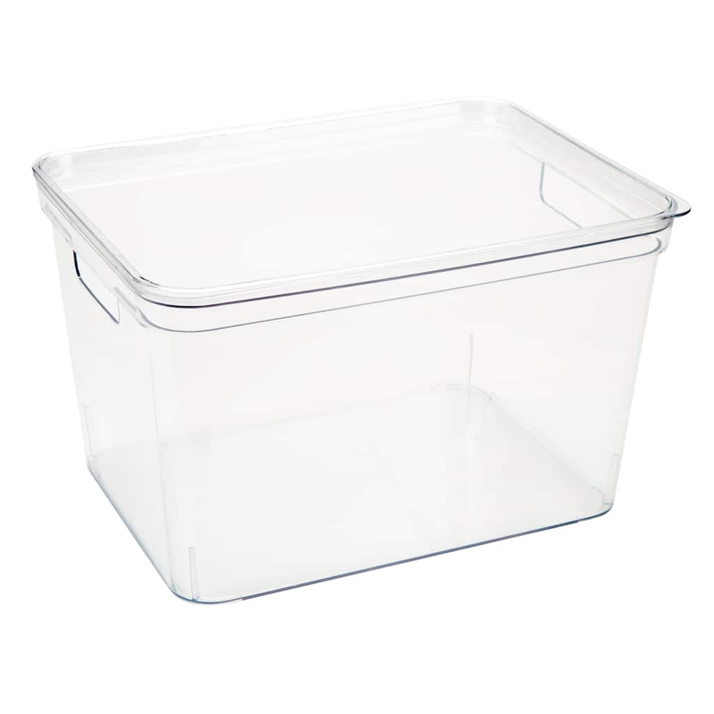 Simplify Large Lidded Storage Bin - 14.17" x 10.6" x 8.9"