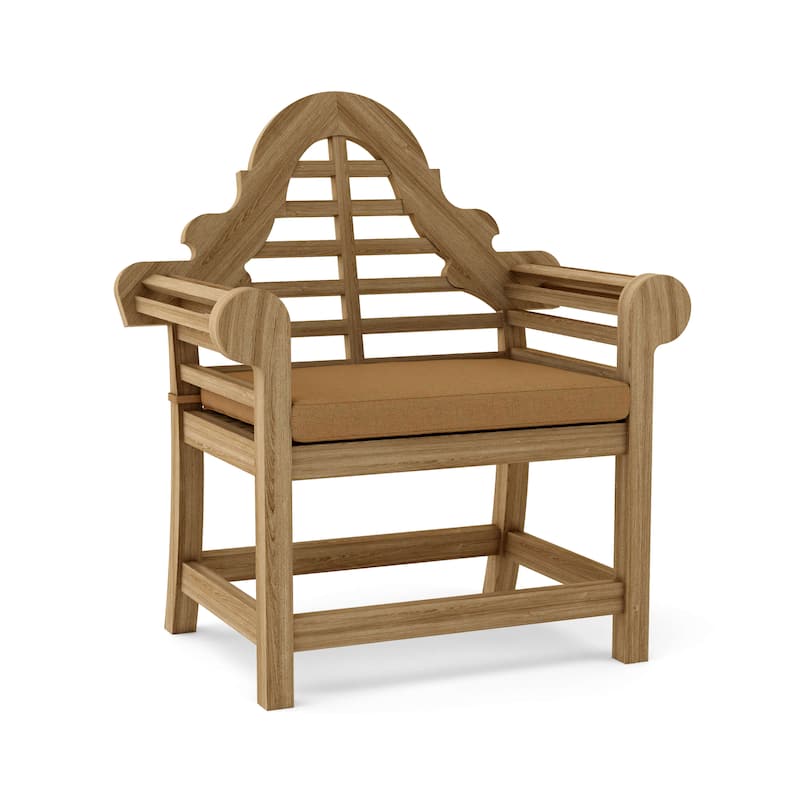 Marlborough Teak Outdoor Dining Chair - N/A