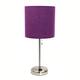 Option Brushed Steel/Purple Shade