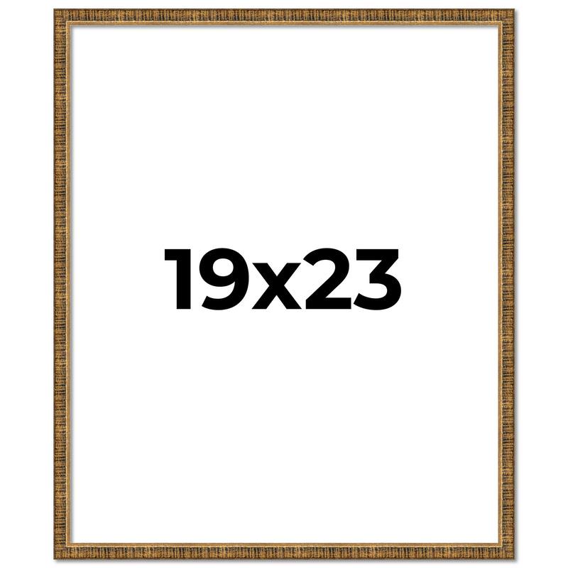 19x23 Frame Gold Picture Frame - Complete Modern Photo Frame Includes