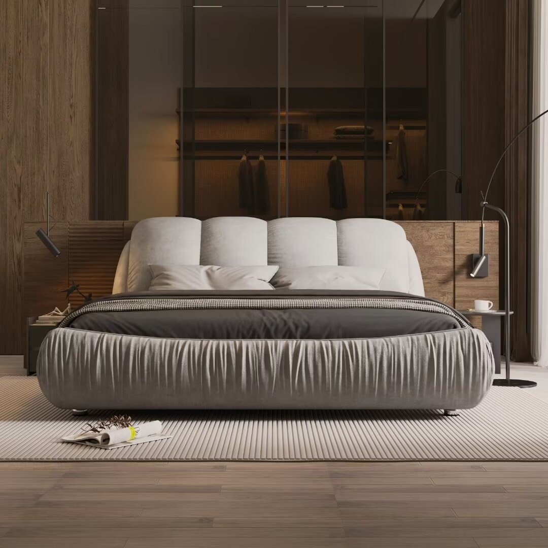 Bed frame store with backrest