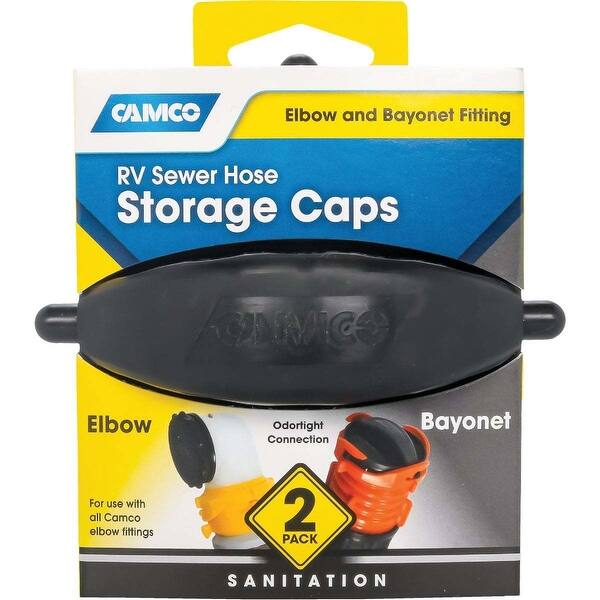 Camco RV Sewer Hose Storage Cap (2Pack) 1 Each Bed Bath & Beyond 36175411