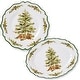 preview thumbnail 1 of 3, Certifed International Holly Tree Melamine 2pc Platter Set