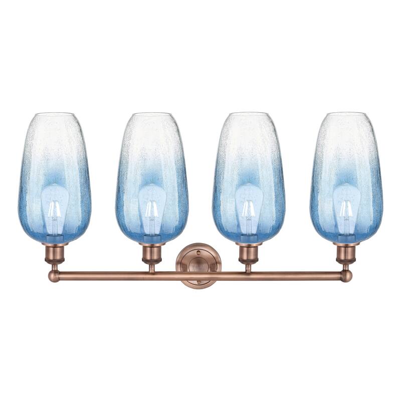 Innovations Lighting Endless Possibilities Edison - Brookhaven Flute - 4 Light 34" Bath Vanity Light
