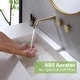 preview thumbnail 20 of 20, Solid Brass 2-Round Knob Handle Wall Mounted Bathroom Faucet