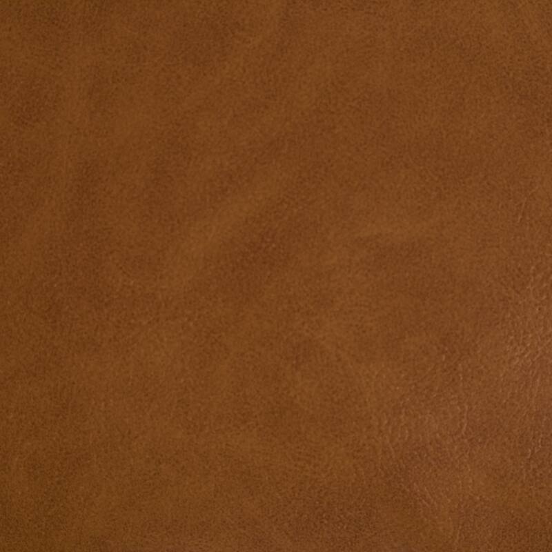 Faux Leather Armchair Modern Reading Chair with Square Armrests