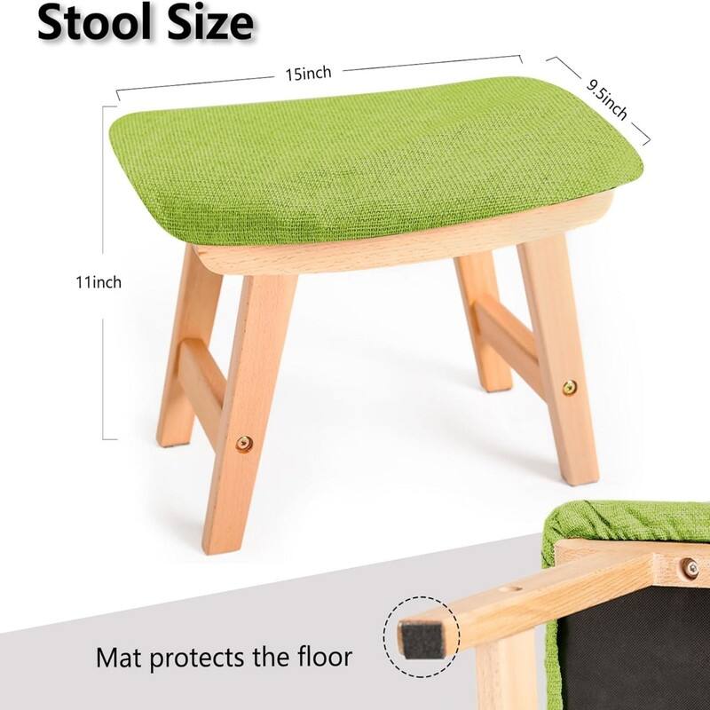 Small Foot Stools (Wood Legsr)