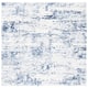 SAFAVIEH Amelia Modern Abstract Rug - 9' x 9' Square - Ivory/Navy