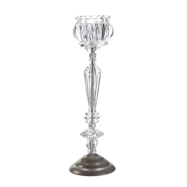 ?Crystal Flower Candle Stand