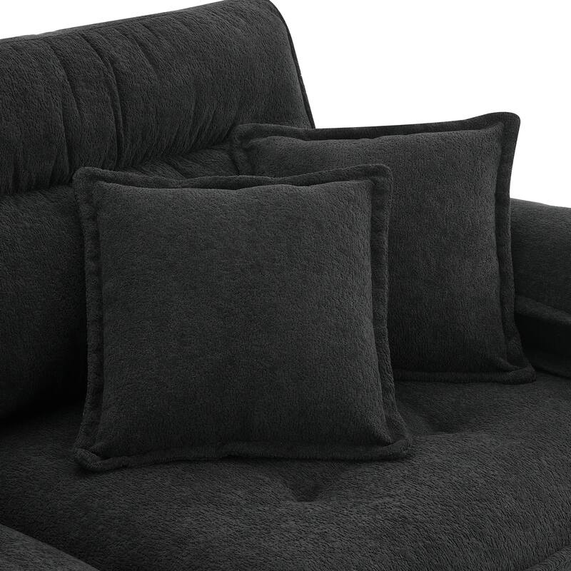 L shaped Convertible Sectional Sofa