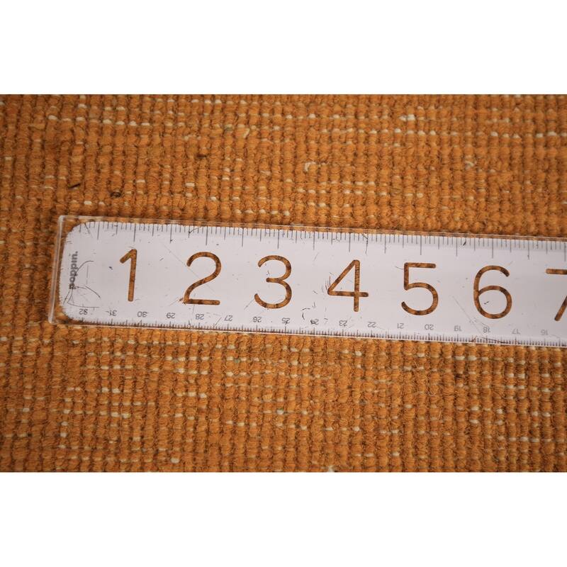 Modern Gabbeh Oriental Area Rug Hand-Knotted Wool Carpet - 5'5" x 7'5"