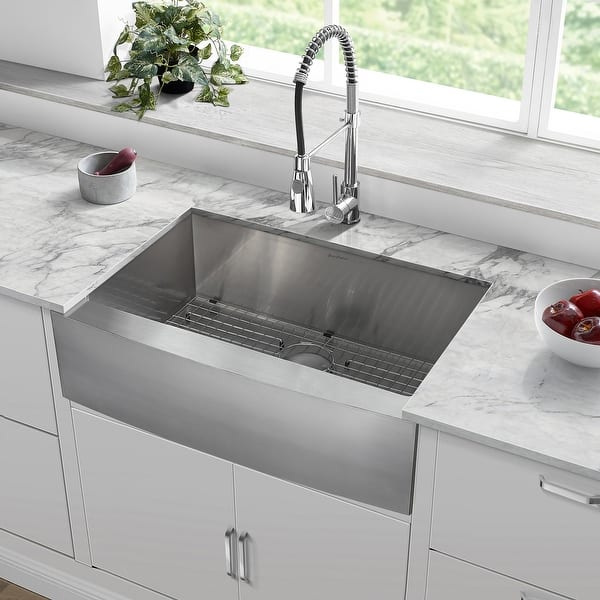 Rivage 30 x 21 Single Basin Farmhouse Kitchen Sink - On Sale ...