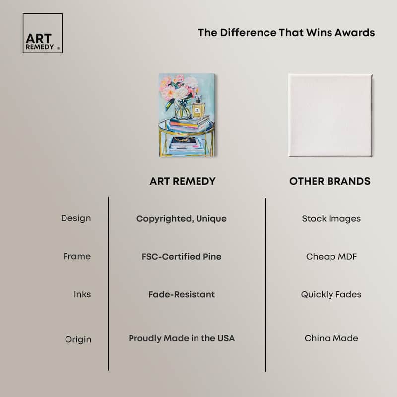 Glass Stand Glam Canvas by Art Remedy, Gallery Wrapped