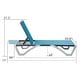 preview thumbnail 70 of 74, Kozyard Alan Full Flat Aluminum and Polypropylene Resin Legs Patio Reclining Adjustable Chaise Lounge