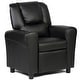preview thumbnail 7 of 5, Kids Recliner Chair with Cup Holder Children Armrest Sofa Black