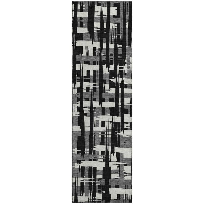 Premium Washable Super Soft Contemporary Plaid Mayfield Rug