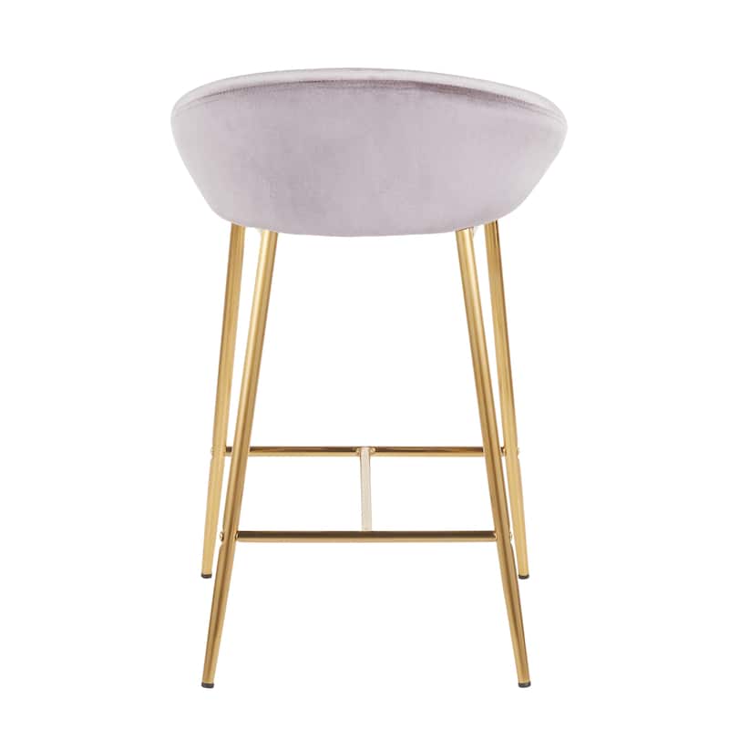 Silver Orchid Livesey 26-inch Glam Counter Stool (Set of 2)