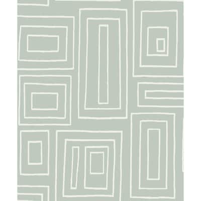 NextWall Rectangle Geo Peel and Stick Wallpaper - 20.9 in. W x 18 ft. L