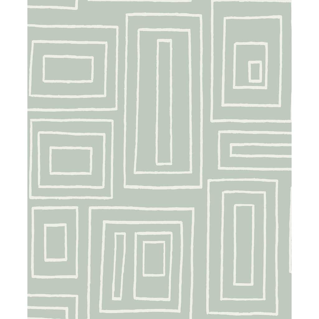 NextWall Rectangle Geo Peel and Stick Wallpaper - 20.9 in. W x 18 ft. L
