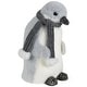 preview thumbnail 6 of 4, Penguin in Winter Scarf Christmas Figurine - 7.5"