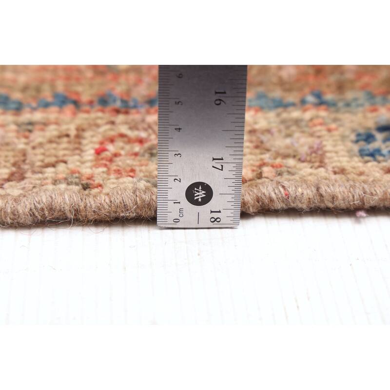 ECARPETGALLERY Hand-knotted Antalya Vintage Tan Wool Rug - 3'4 x 9'9