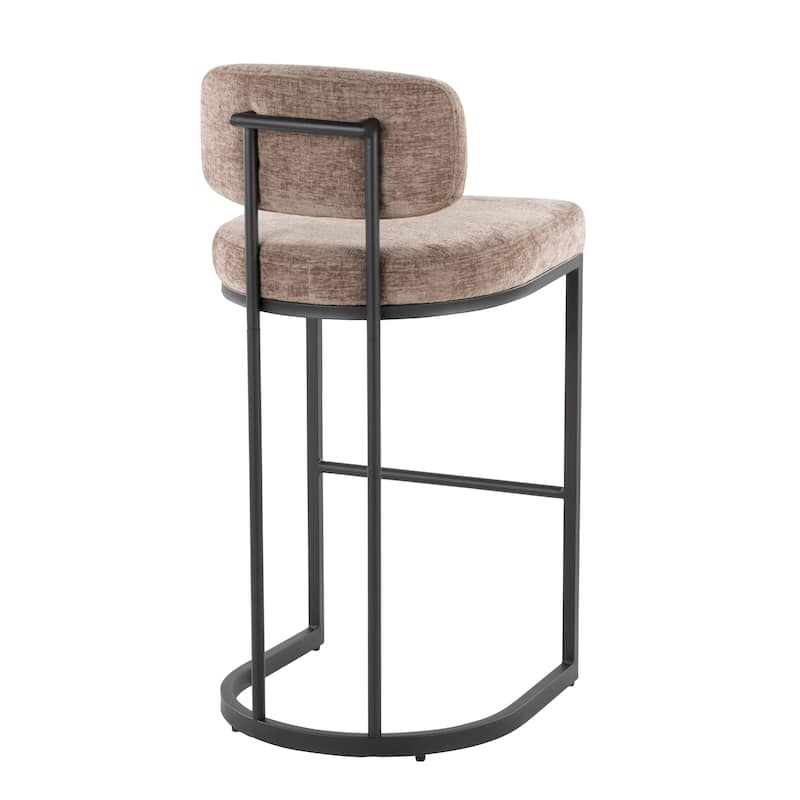 Mid-back Demi 30" Fixed-Height Barstool - Set of 2