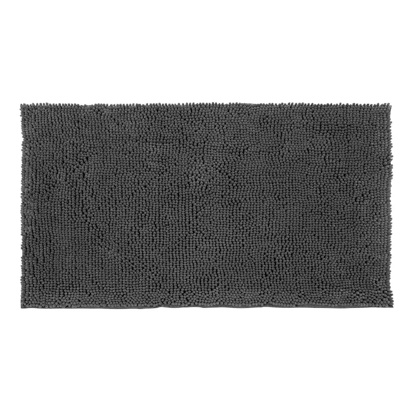 Resort Collection Plush Shag Chenille Bath Mat (21 x 34)