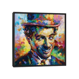 iCanvas "Charlie Chaplin" by Leon Devenice Framed Canvas Print - Bed ...