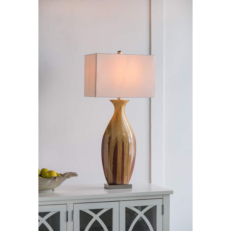 16x10.5x36" Ceramic Table Lamp