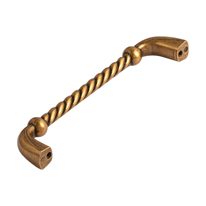 Utopia Alley Naples Cabinet Ring Metal Drawer Pull knob/Pull, Antique European Brass, knobs 1.48"/3.75"/5" center to center