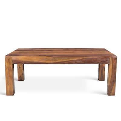 Handmade Cube Coffee Table (India) - 15.75" x 45.25" x 23.75"