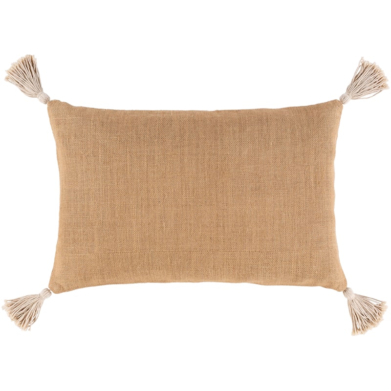 Artistic Weavers Darya Nautical Knot 14x22-inch Jute Lumbar Throw Pillow