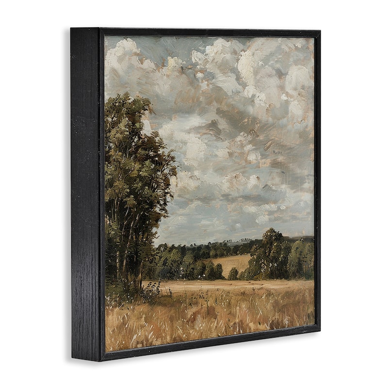 Stupell Clouds Over Country Scenery Framed Giclee Art Design By LSR Creative Studio