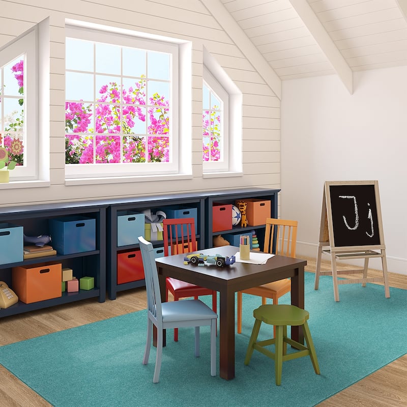 Just Kidding Educational Polyester Area Rug