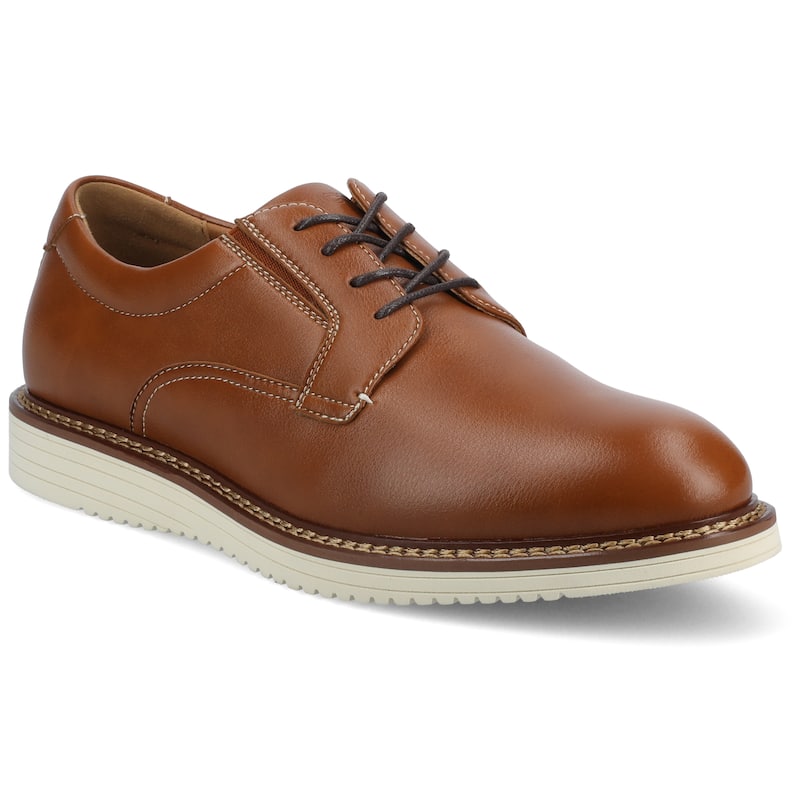 Vance Mens Killian Medium and Wide Width Plain Toe Casual Hybrid Dress Shoe