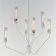 preview thumbnail 7 of 5, Maxim 16176 Regent 6 Light 36" Wide LED Abstract Chandelier