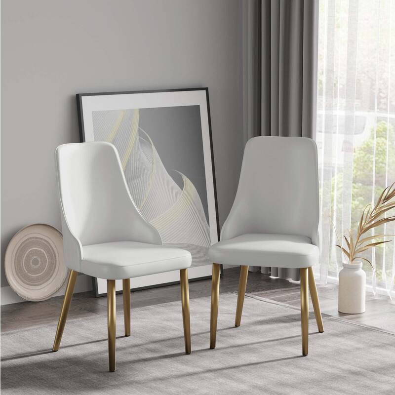 Pu Sponge-Filled Dining Chair(Set Of 2)