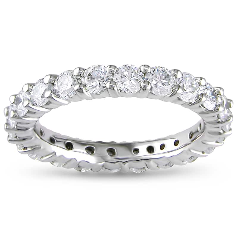 Miadora 2ct TDW Diamond Full-Eternity Band in 14k White Gold