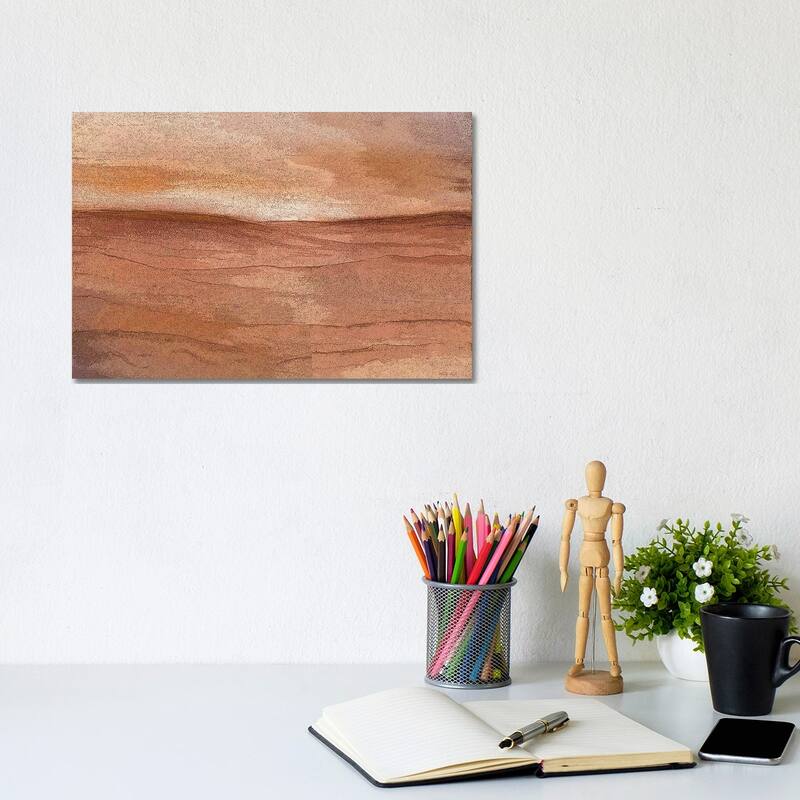 iCanvas "Abstract Desert I" by Cindy Jacobs Canvas Print - 8x12x0.75