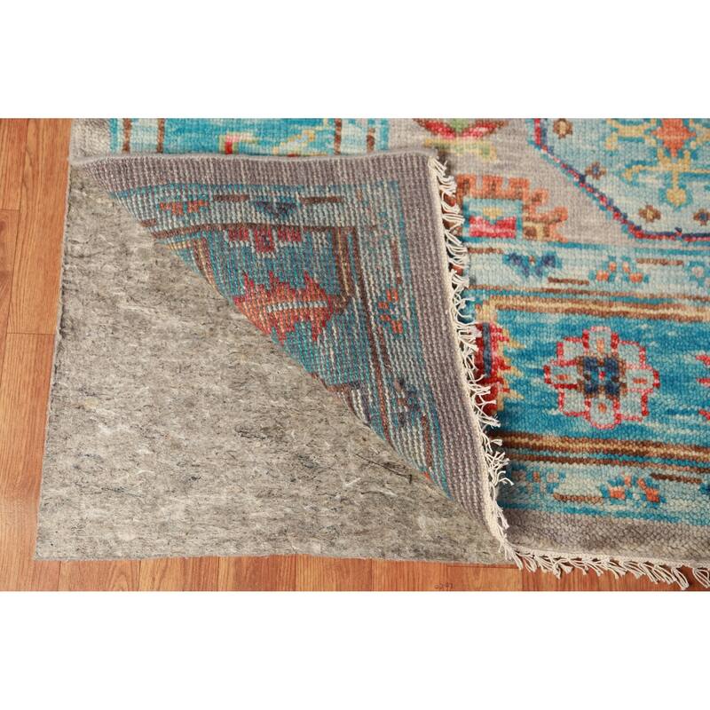 Tribal Geometric Oushak Oriental Area Rug Handmade Wool Carpet - 8'0" x 9'11"