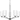 Progress Lighting Adley Collection Five-Light Matte Black Etched White Glass New Traditional Chandelier