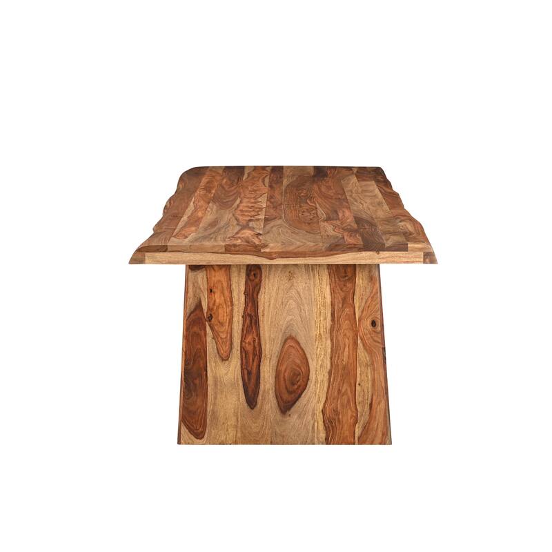 Avenue 9-piece Live Edge Solid Wood Dining Set