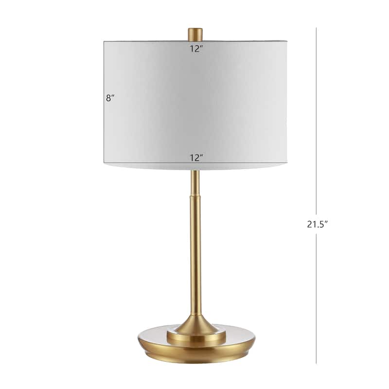 SAFAVIEH Lighting Daniella 22-inch LED Table Lamp (Set of 2) - 12" W x 12" L x 21.5" H - 12Wx12Dx22H