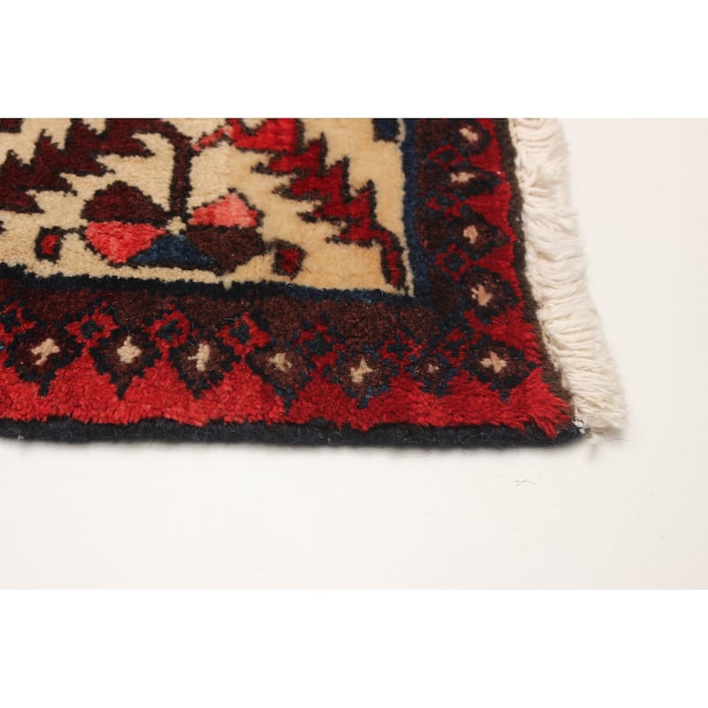 ECARPETGALLERY Hand-knotted Anadol Red Wool Rug - 3'3 x 10'0