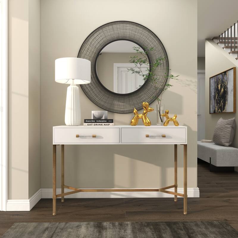 Gold Porcelain Ceramic Balloon Dog Sculpture (Set of 2) - Gold, Silver, White, Black, Multi Colored